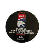 Puck fra OL kvalifisering 2022 Gruppe F Oslo